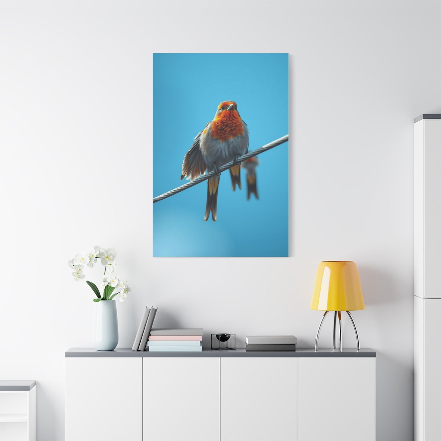 Birds On a Wire Art Supreme Canvas Wall Art & Canvas Print