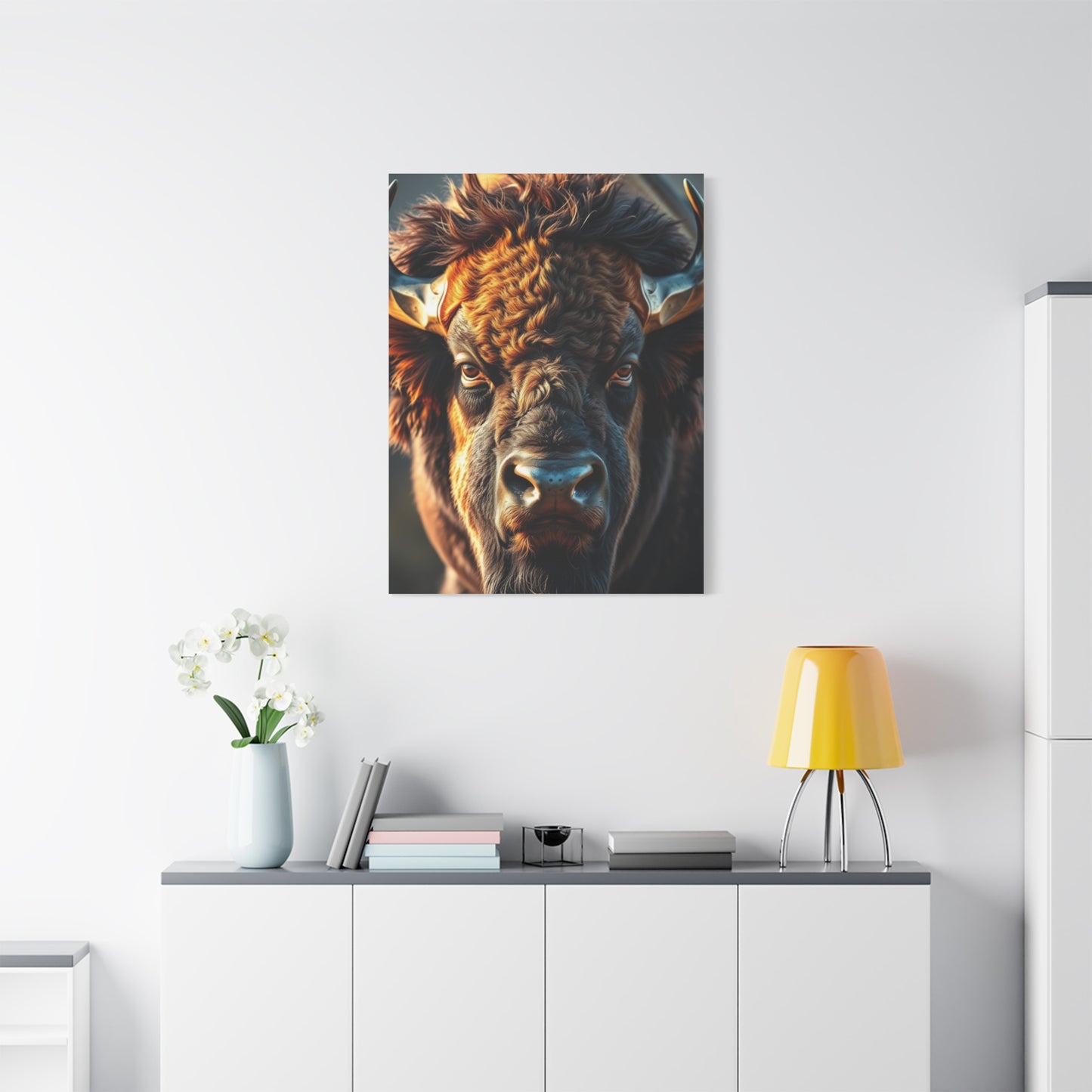 Bison Majesty Canvas Wall Art & Canvas Print
