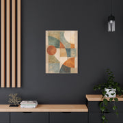 Stitched Geometric Canvas Abstraction Wall Art & Canvas Print