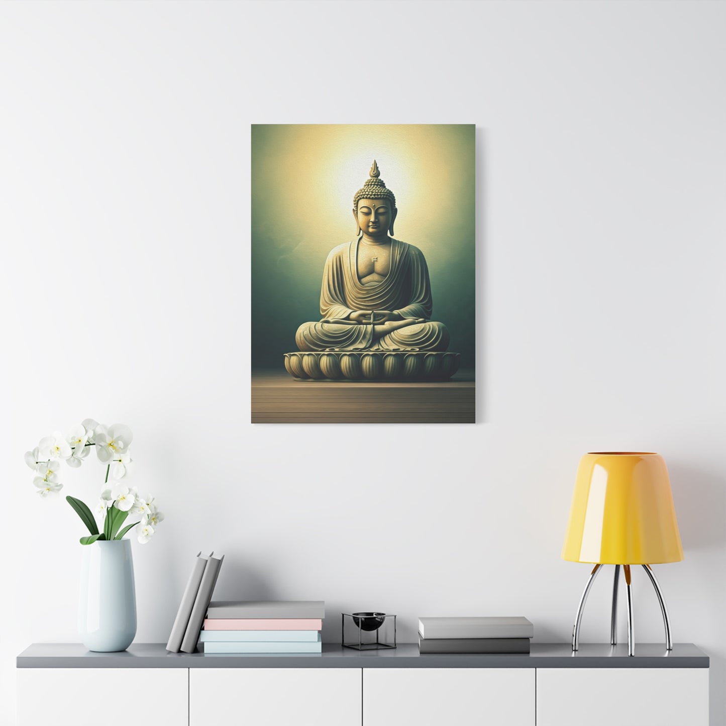 Radiant Harmony Buddha Meditation Wall Art & Canvas Prints
