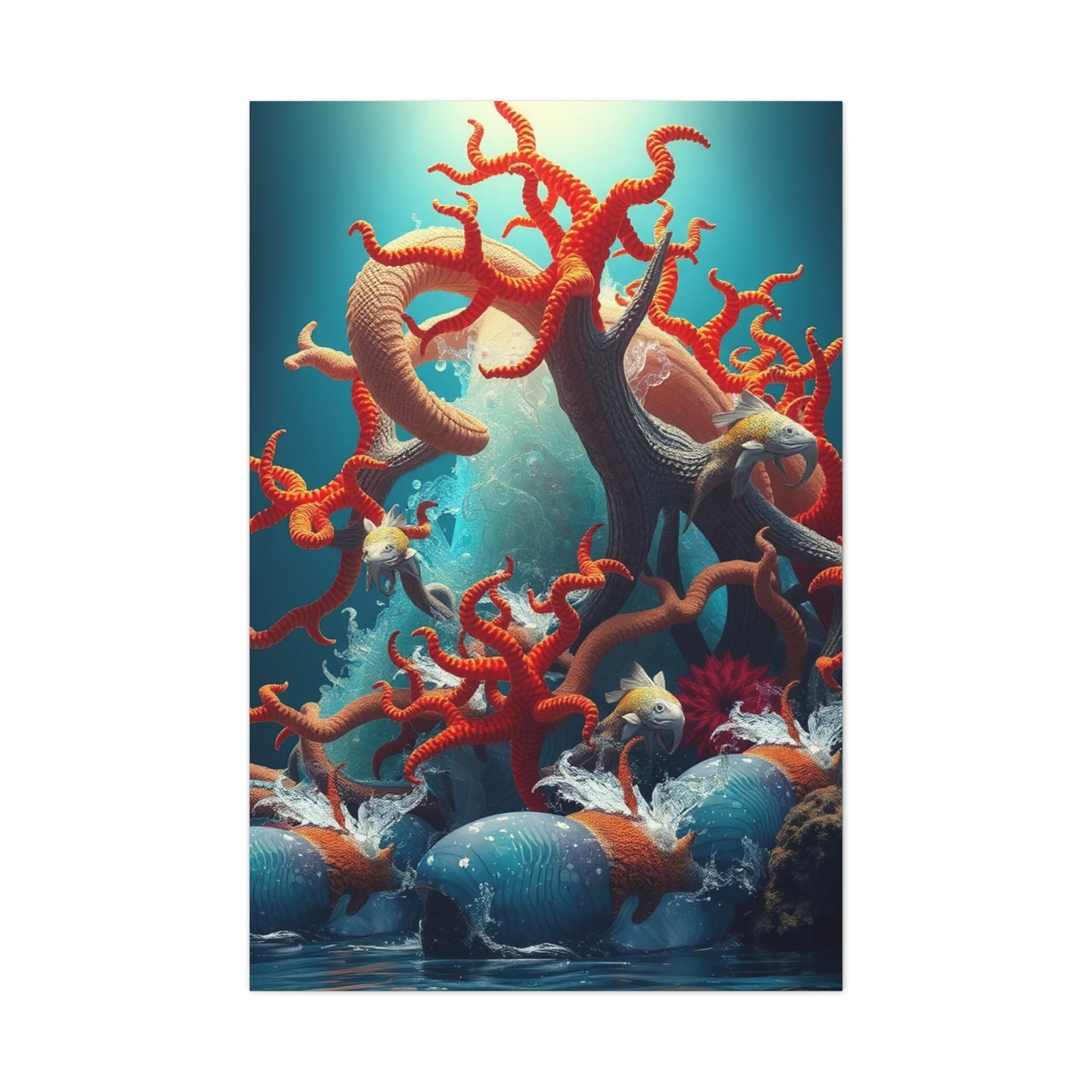 Enchanted Blue Horizon Wall Art & Canvas Print