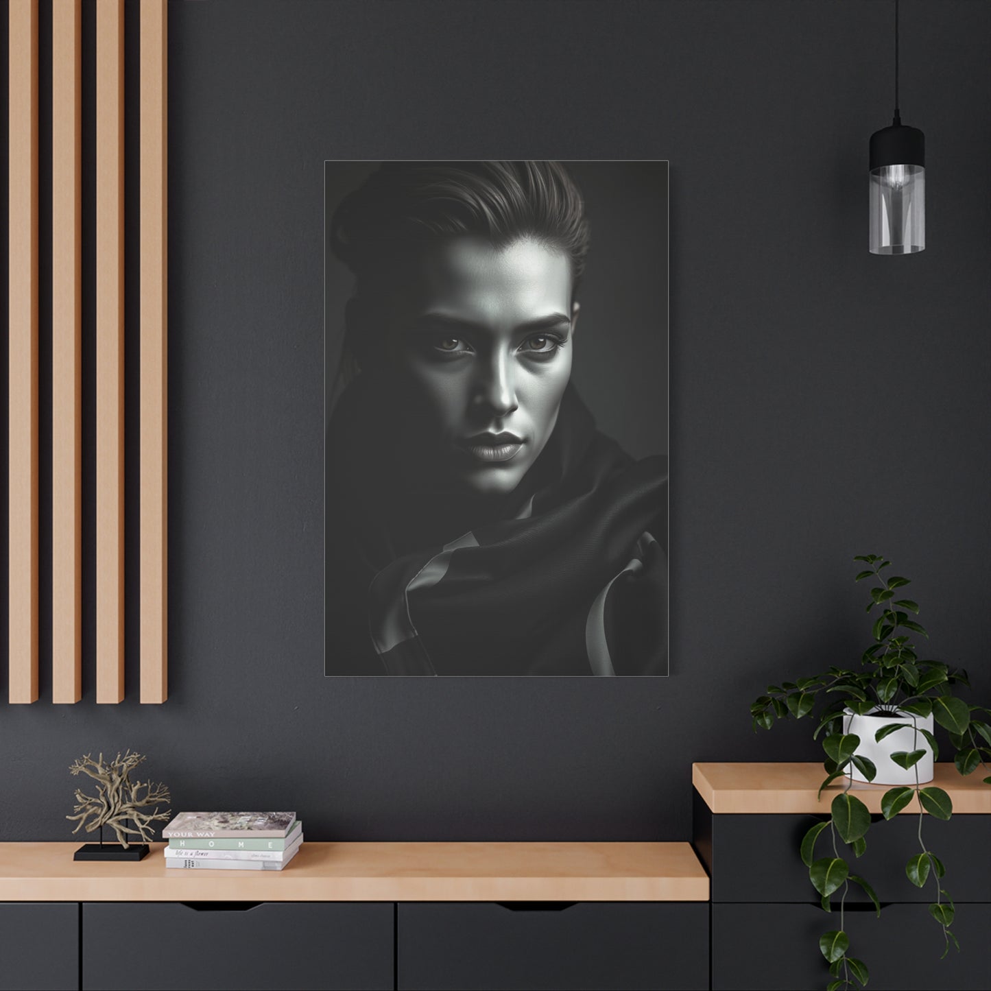 Black White and Gold Art Premium Gallery Wall Art & Canvas Print