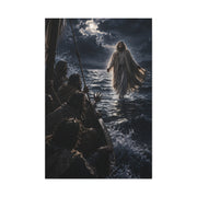 Jesus Walking on Water Night Miracle Wall Art & Canvas Print