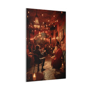 Intimate Jazz Club Performance Wall Art & Canvas Print
