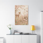 Soft Pink Woodland Storybook Wall Art & Canvas Print