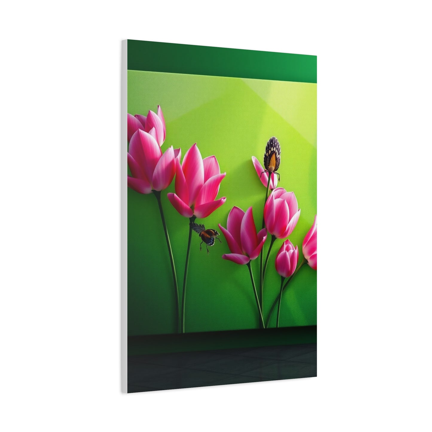 Elite Green & Pink Canvas Art Vision Wall Art & Canvas Print