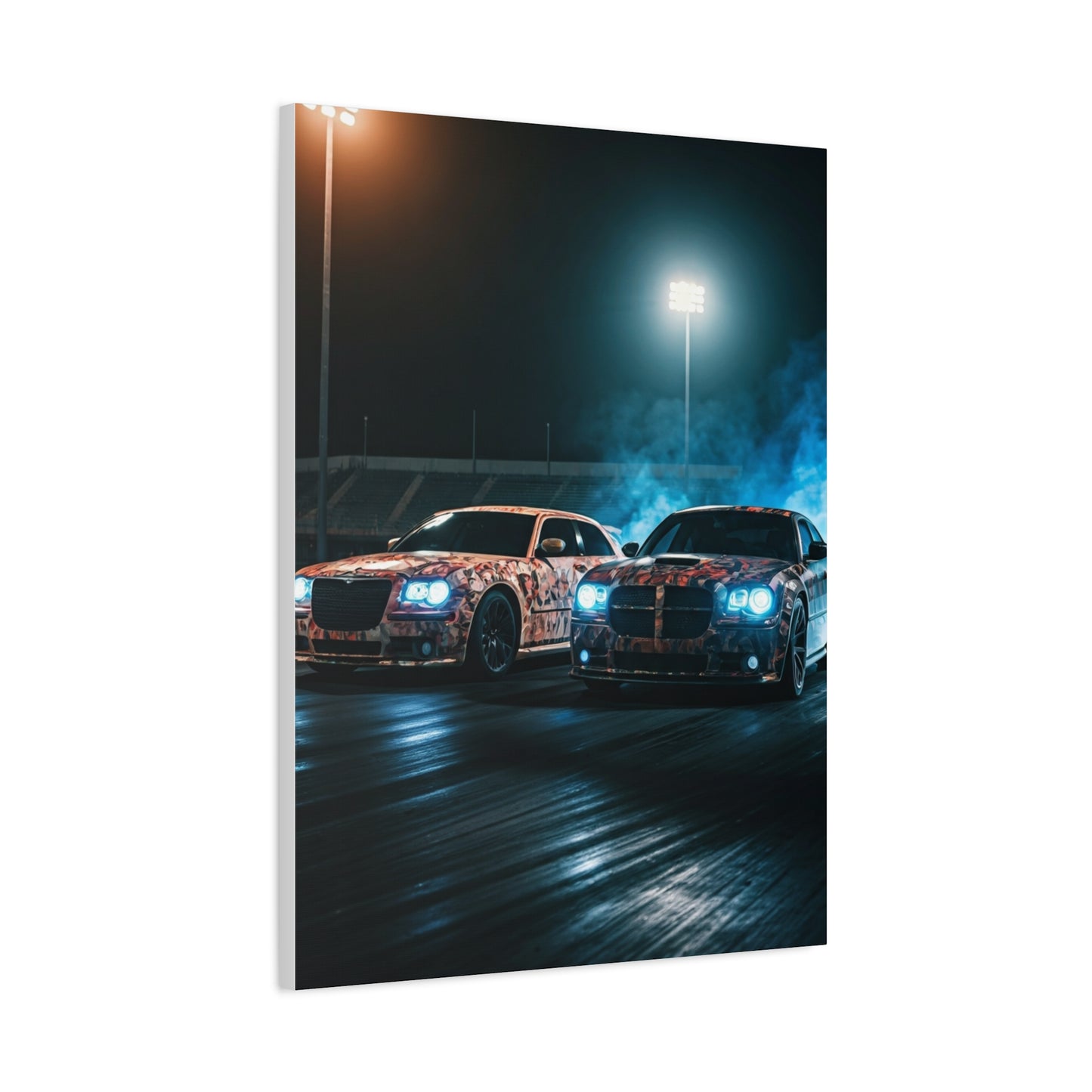 Twin Torque Launch Chrysler 300C SRT 8 vs Dodge Magnum Sleeper Wall Art & Canvas Prints