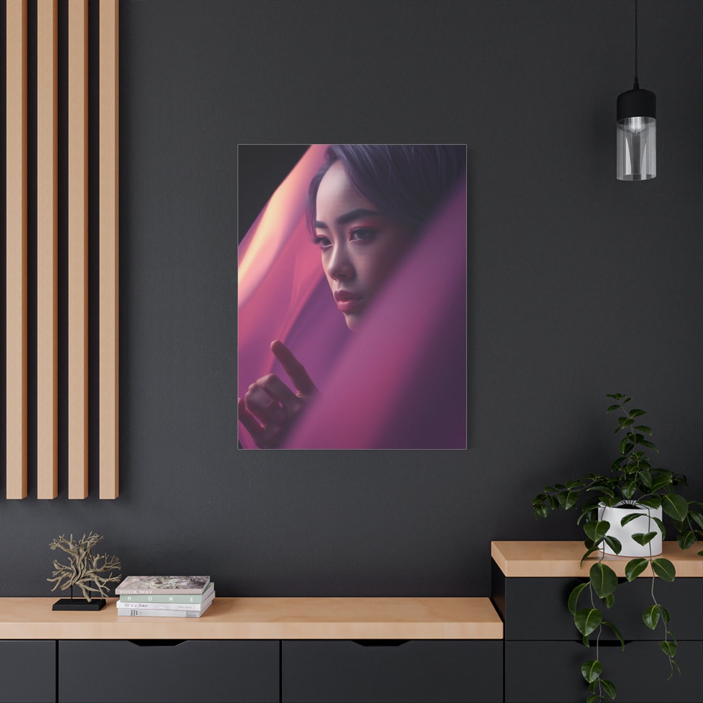 Imperial Violet Vignette Wall Art & Canvas Print