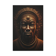 Golden Tribal Mask Legacy Wall Art & Canvas Prints