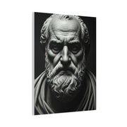 Timeless Wisdom Black & White Elder Portrait Wall Art & Canvas Prints