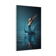 Woman Rising from Water Splash Wall Art & Canvas Prints