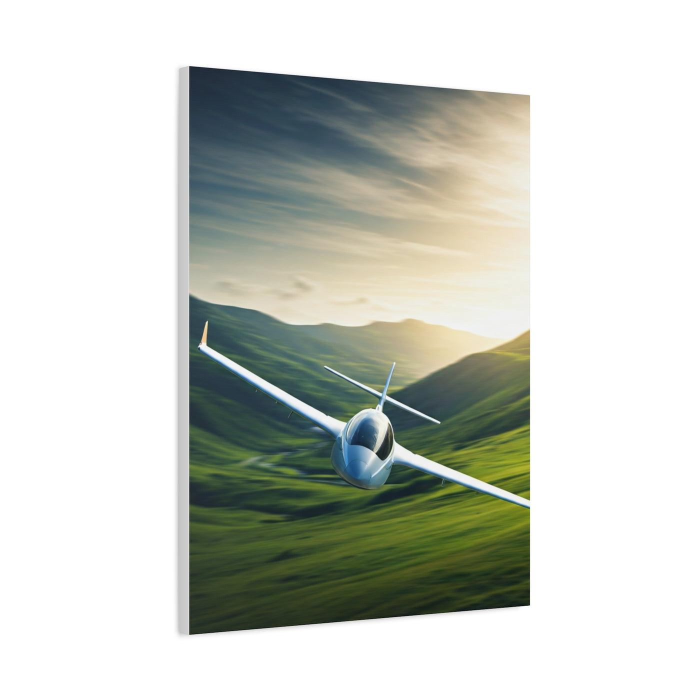 Sunset Valley Glider Flight Wall Art & Canvas Prints