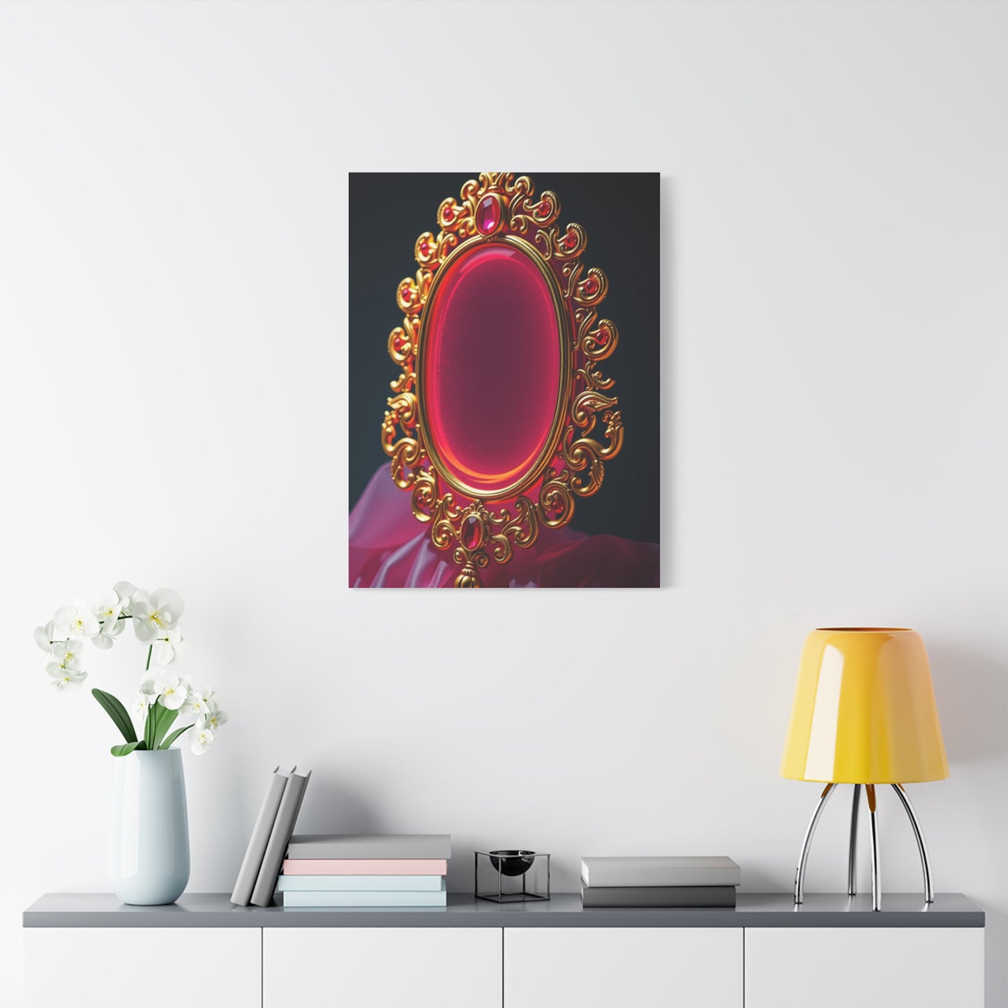 Gold & Pink Art Supreme Canvas Gallery Wall Art & Canvas Print