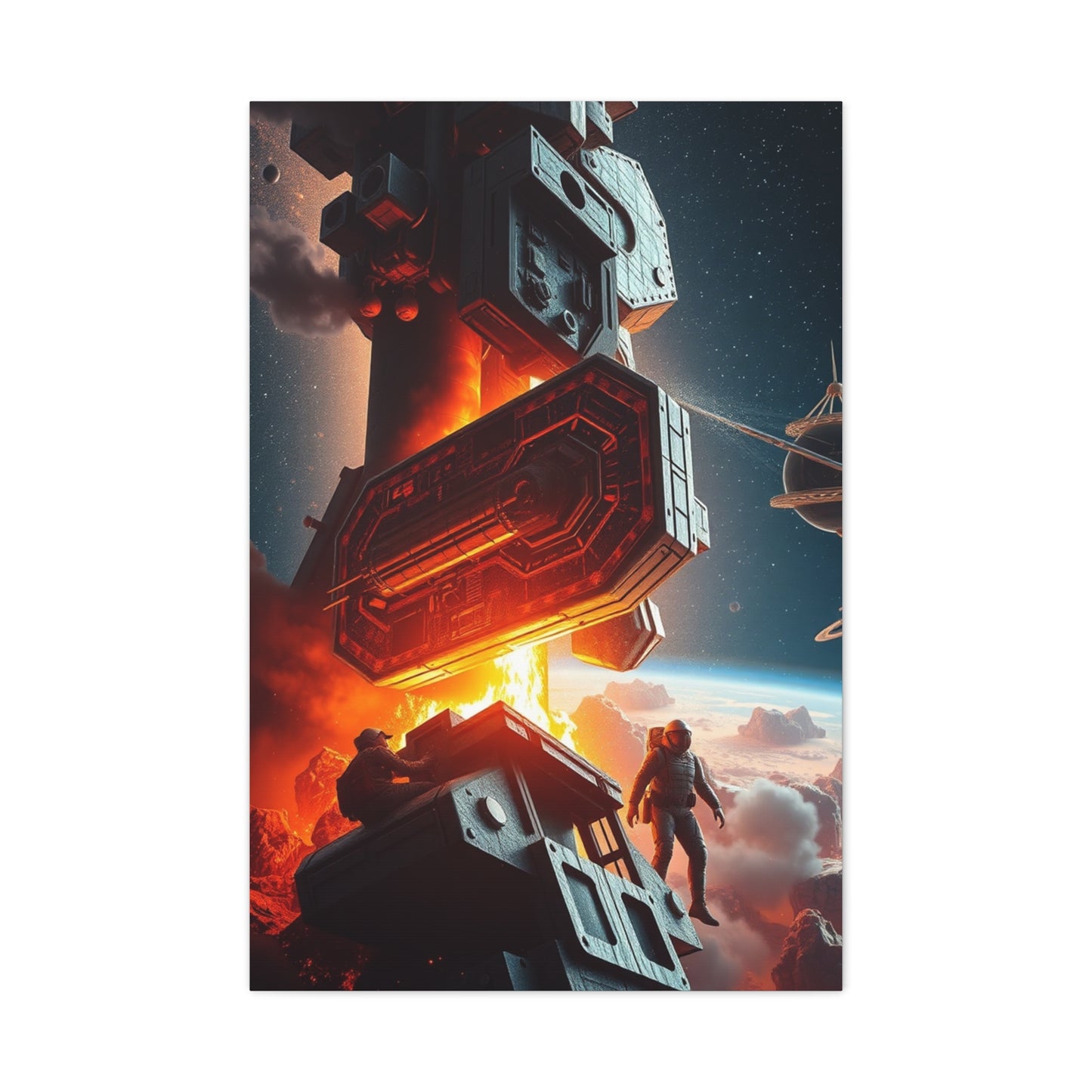 Galactic Elegance Display Wall Art & Canvas Print