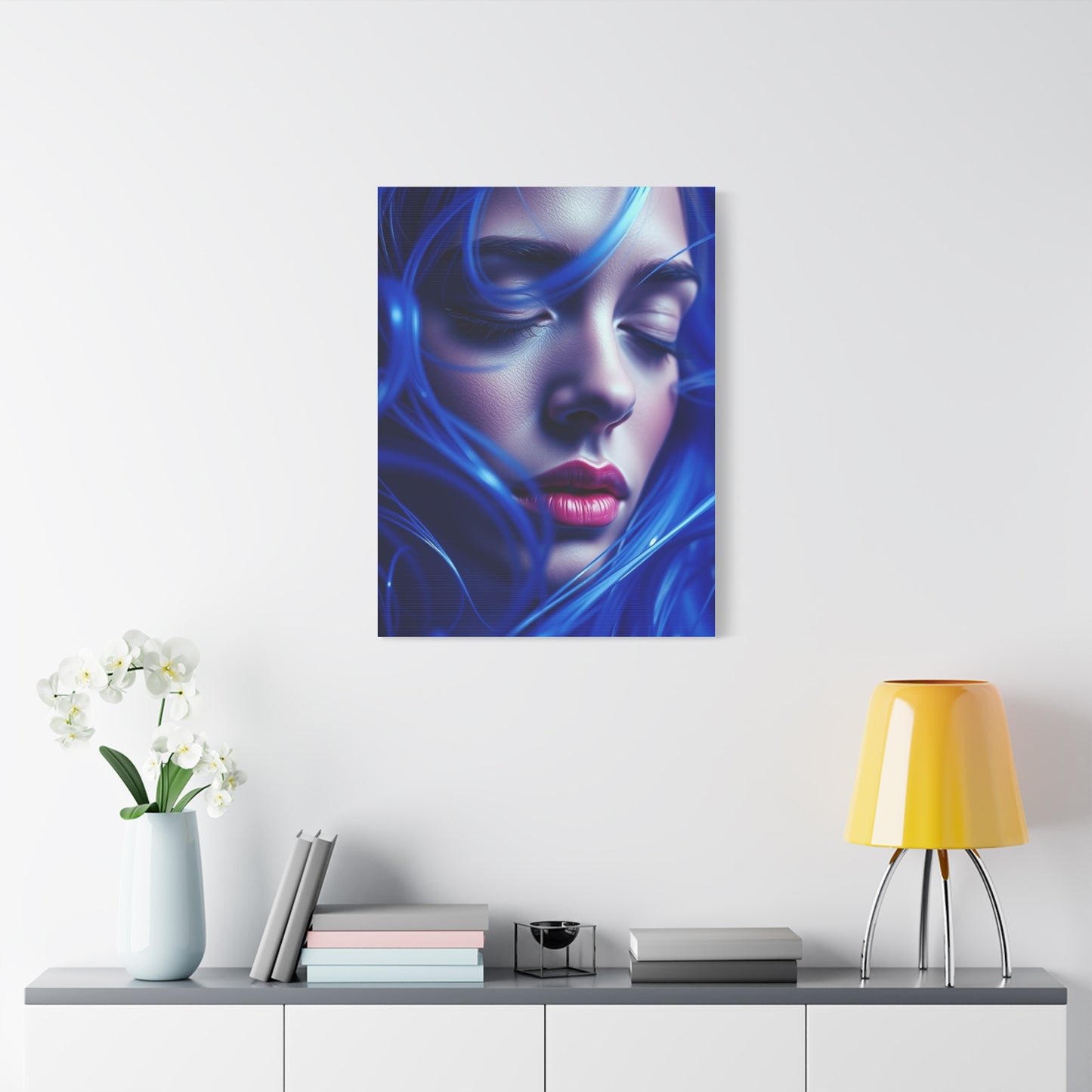 Supreme Collection Blue Music Art Wall Art & Canvas Print