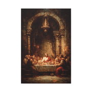 The Last Supper Candlelit Gathering Wall Art & Canvas Print