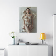 Textured Plaster Figure Composition Wall Art & Canvas Print