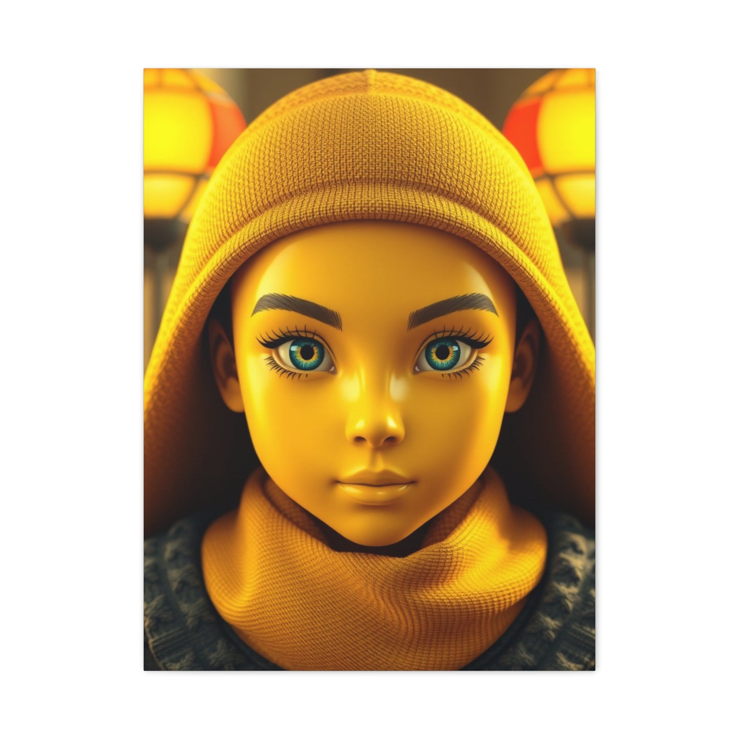 Radiant Ochre Tableau Wall Art & Canvas Print