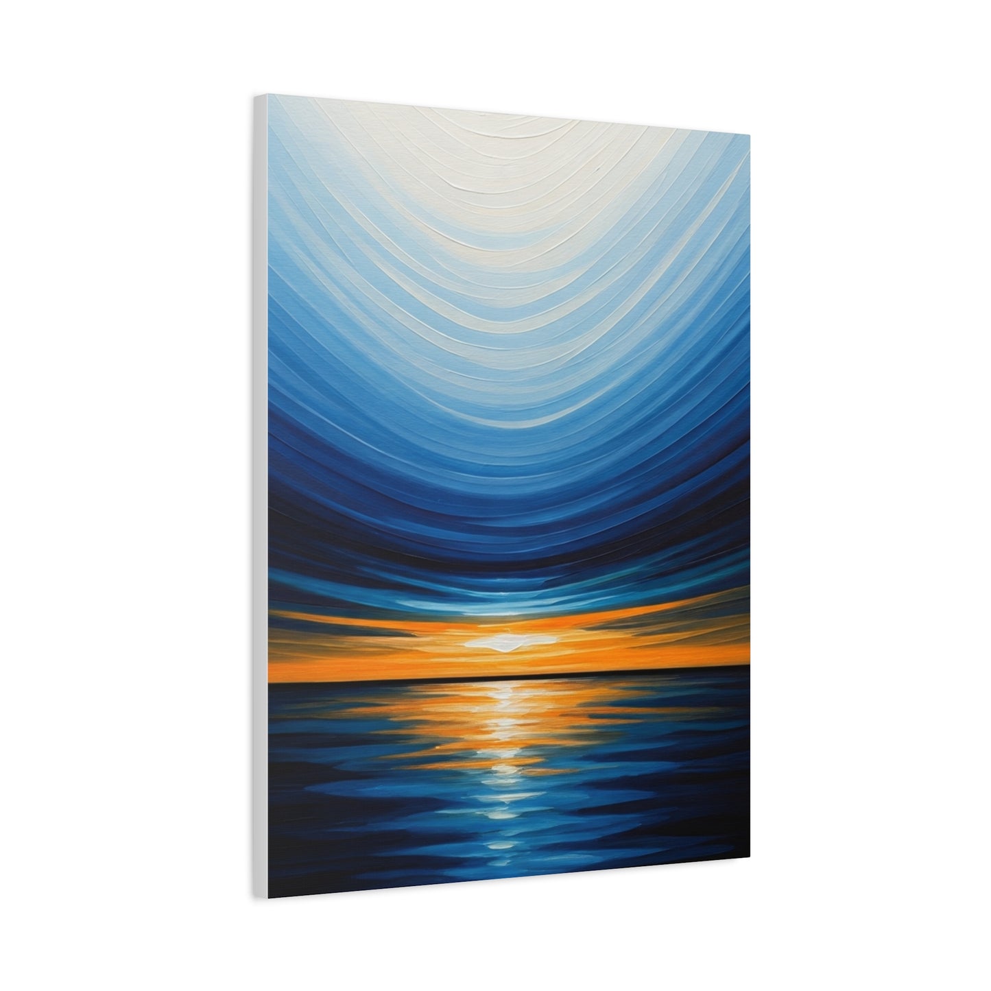 Serene Tidal Horizon Abstract Wall Art & Canvas Prints