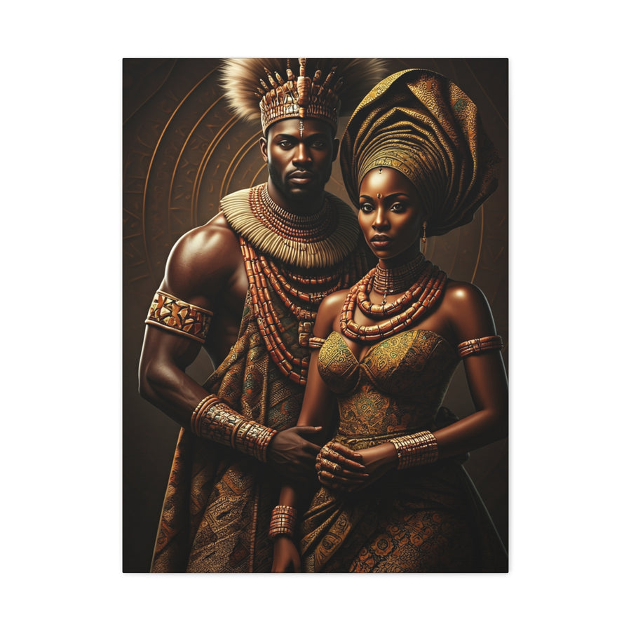 Royal Warrior Couple Legacy Wall Art & Canvas Prints