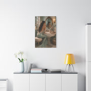 Vintage Vanity Mermaid Elegance Wall Art & Canvas Print
