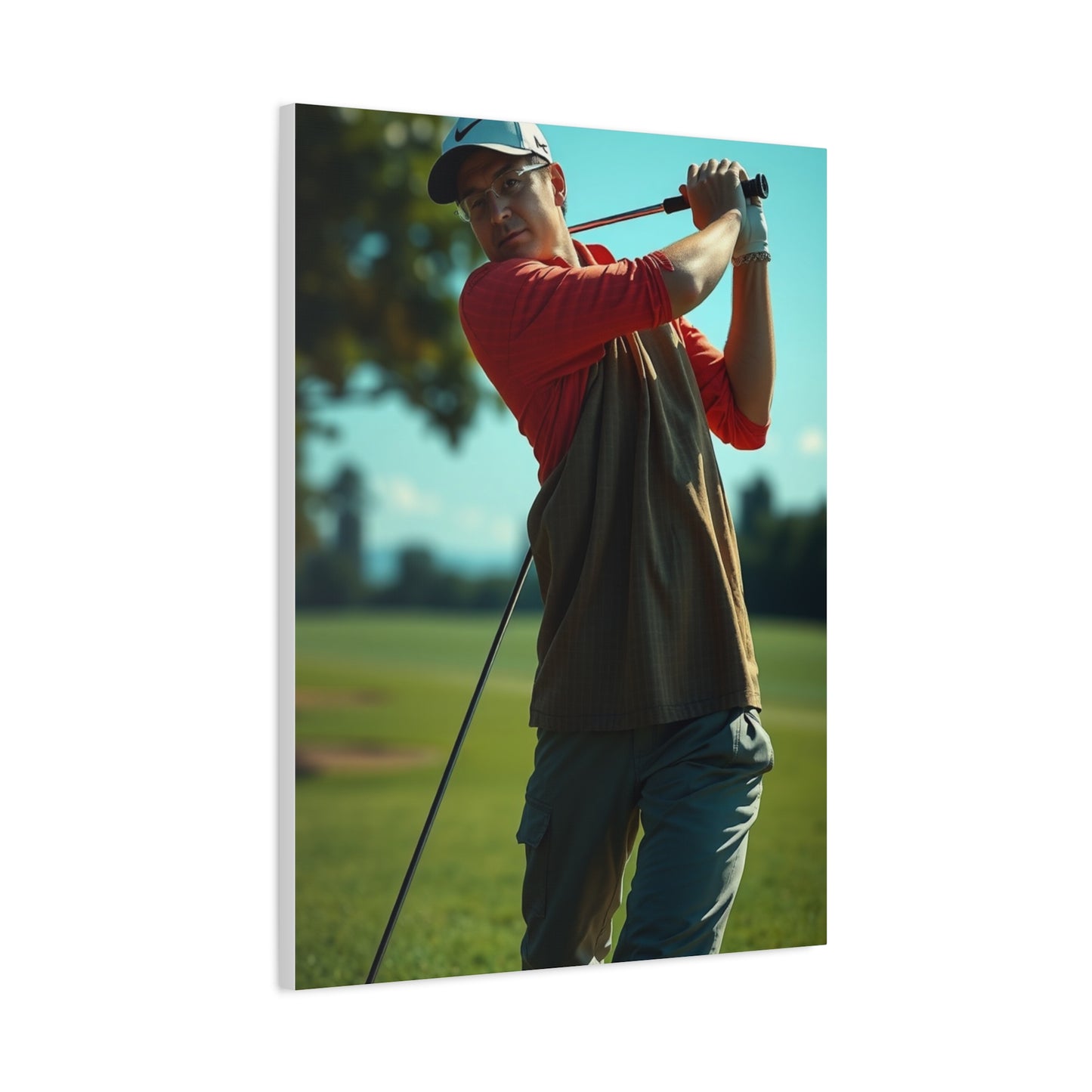 Elysian Green Portraiture Wall Art & Canvas Print