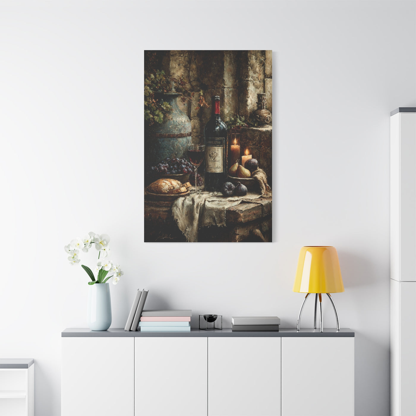 Italian Wine & Harvest Still Life Wall Art & Canvas Print