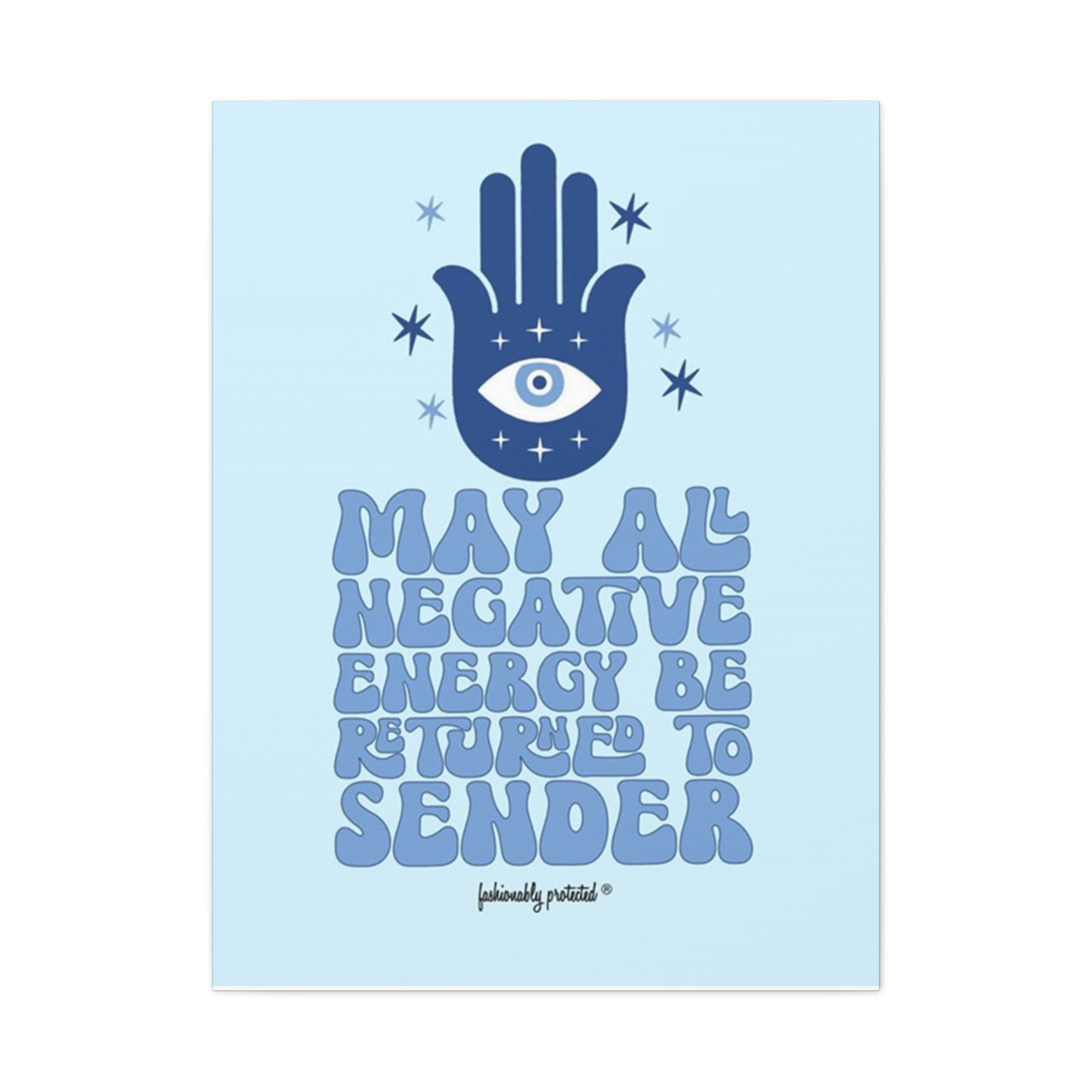 Return Negative Energy Wall Art & Canvas Prints