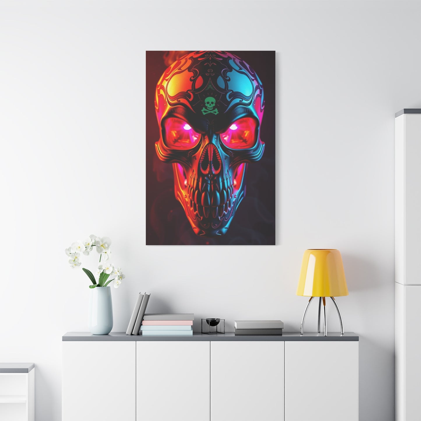 Astral Skull Dreamscape Wall Art & Canvas Print