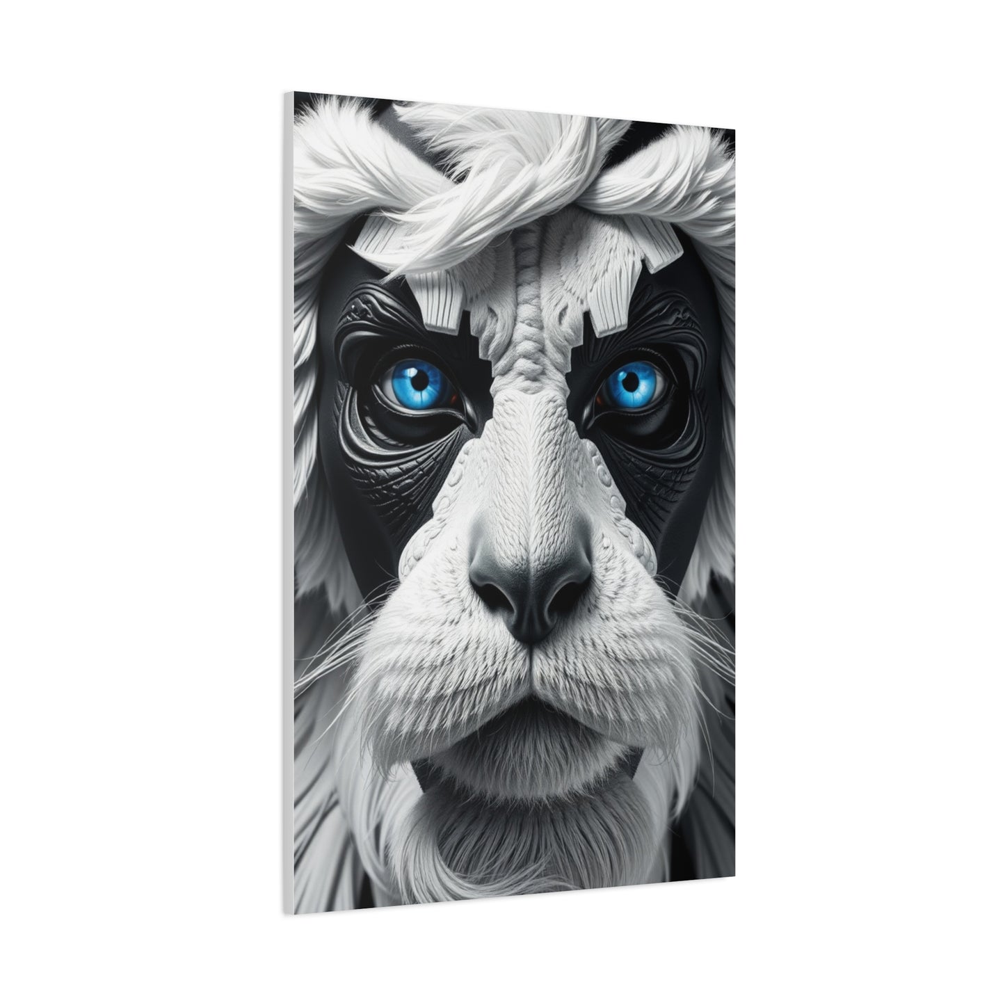Black, White & Blue Art Refined Canvas Wall Art & Canvas Print
