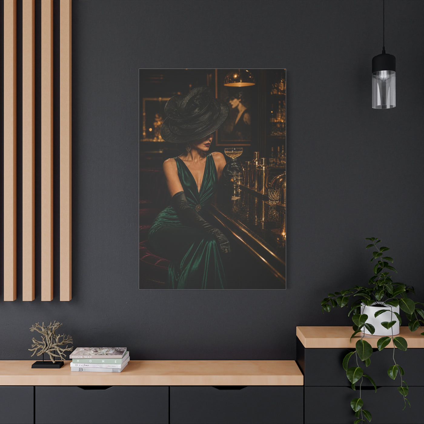 Couture Lounge Muse Portrait Wall Art & Canvas Print
