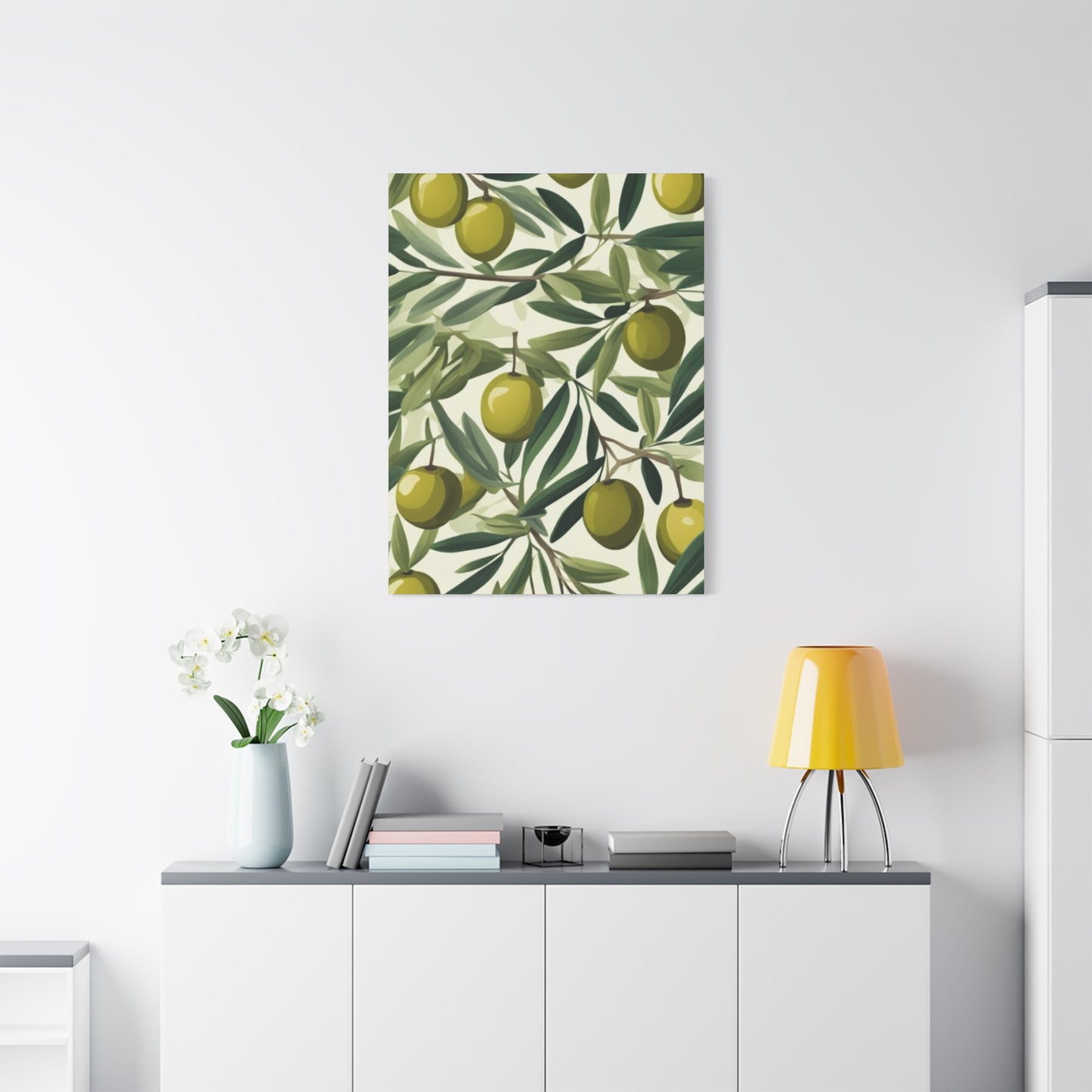 Olive Green Fruits Wall Art & Canvas Prints