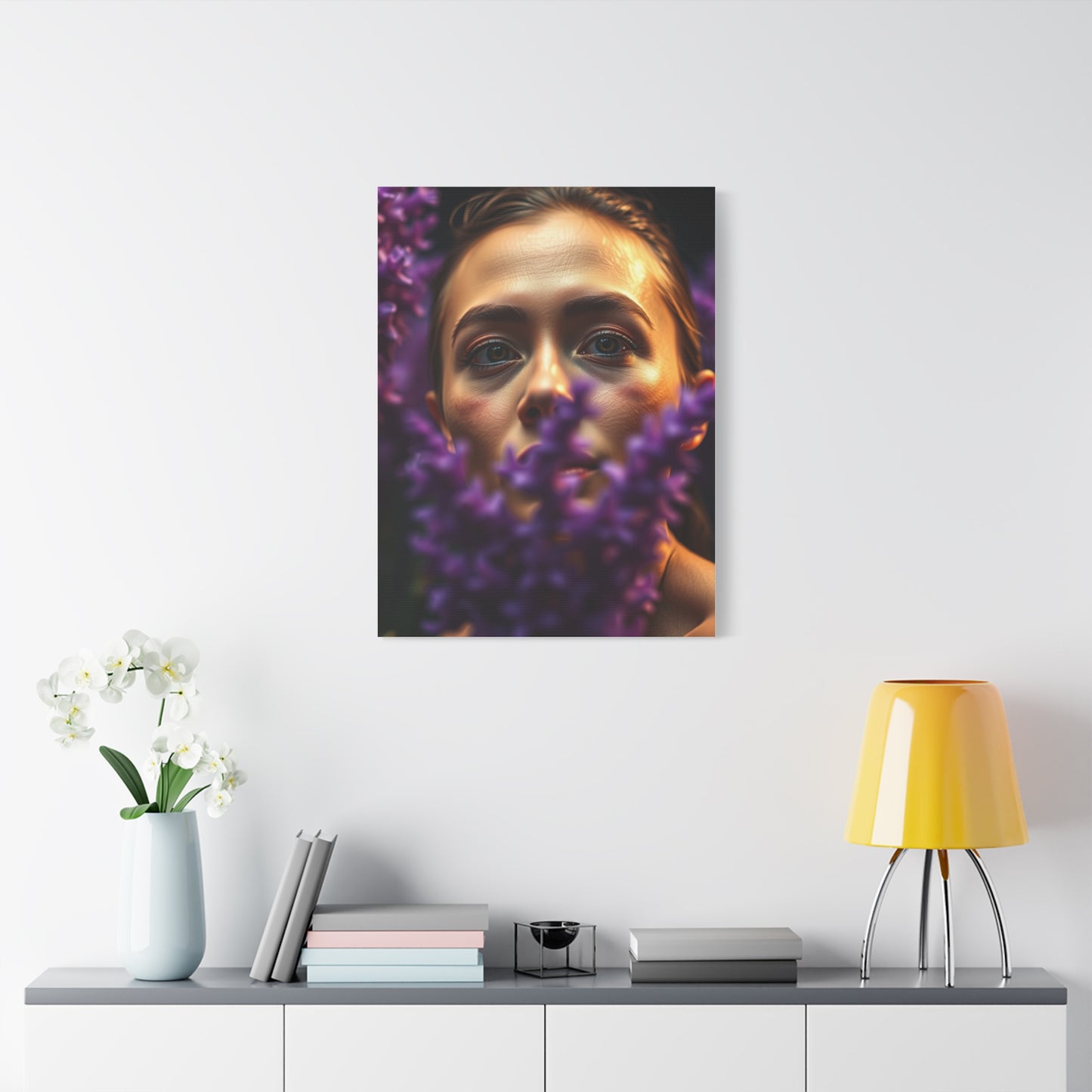 Opulent Orchid Impression Wall Art & Canvas Print