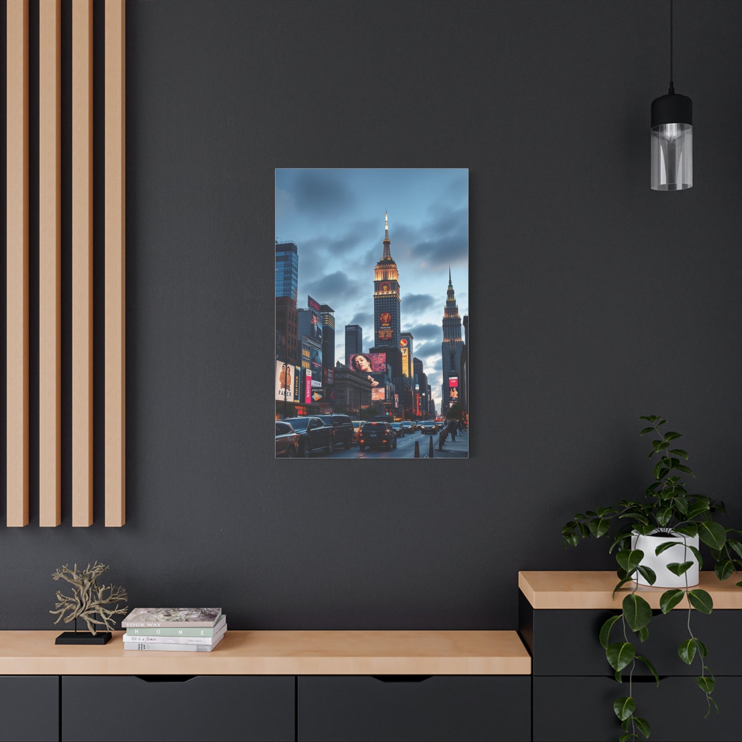 Concrete Jungle Elegance Wall Art & Canvas Print