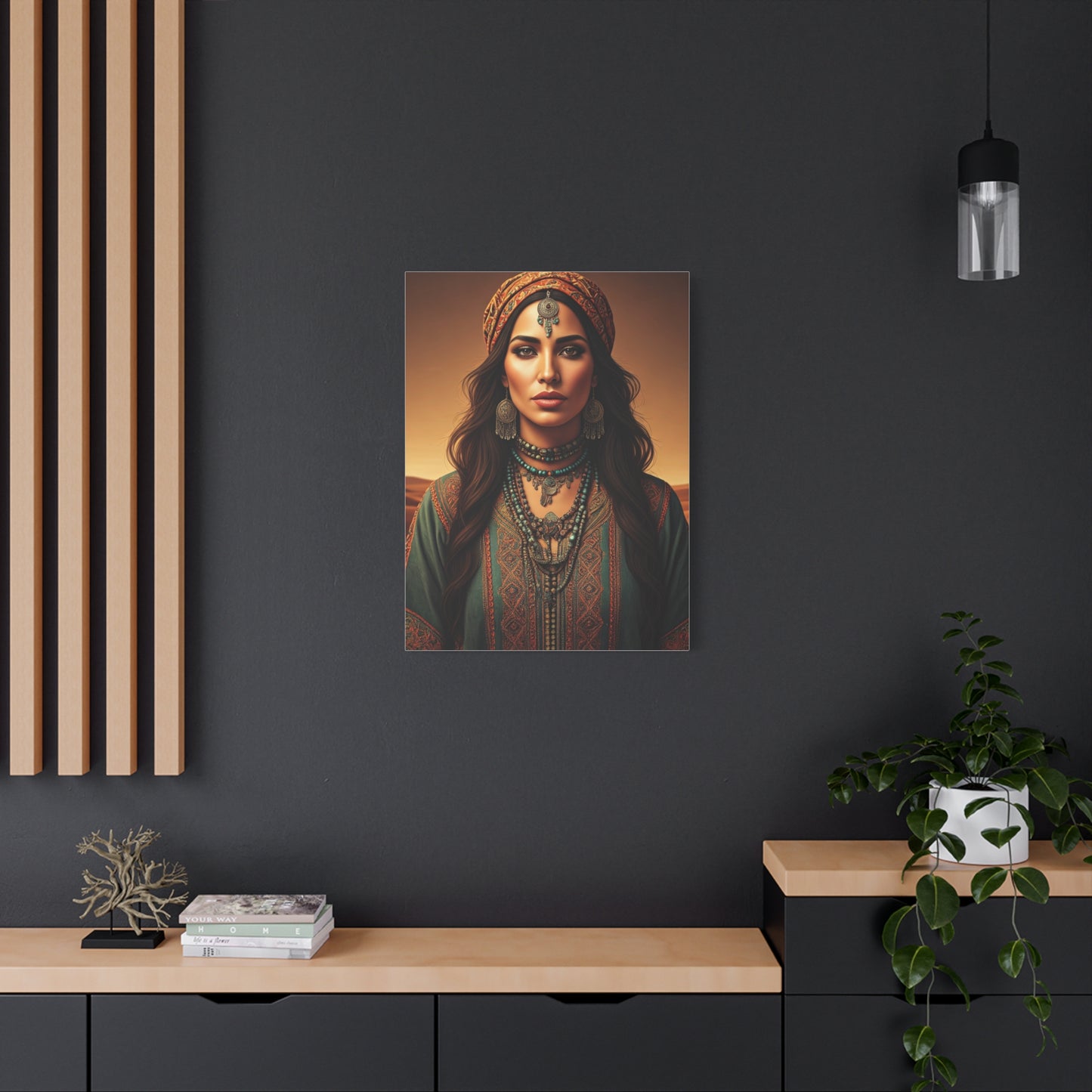 Tribal Grace Bohemian Queen Wall Art & Canvas Prints