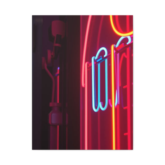 Neon Art Premium Canvas 19 Wall Art & Canvas Print