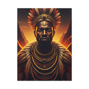 Sunfire Tribal King Portrait Wall Art & Canvas Prints