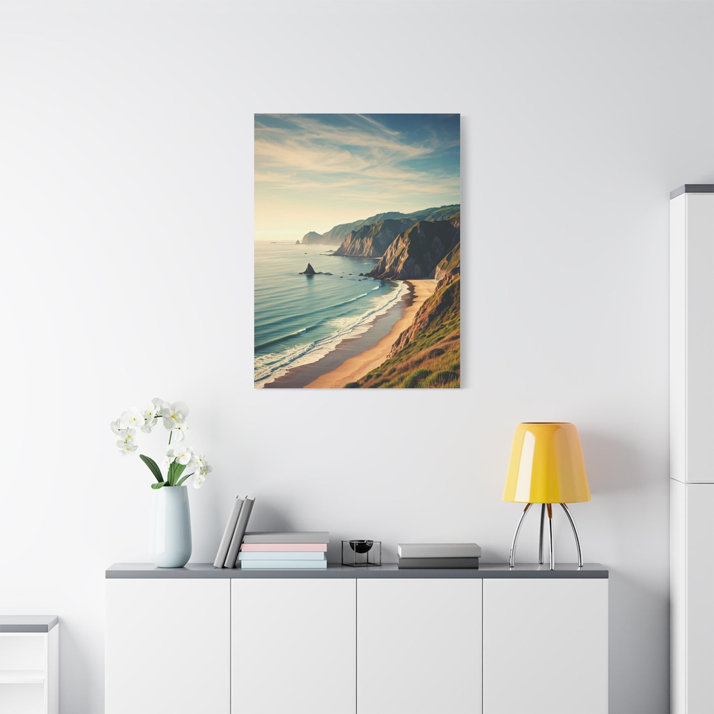 Majestic Cliffside Ocean Panorama Wall Art & Canvas Prints