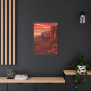 Desert Red Canyon Landscape Wall Art & Canvas Print