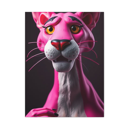 Pink Panther Art Premium Canvas 19 Wall Art & Canvas Print