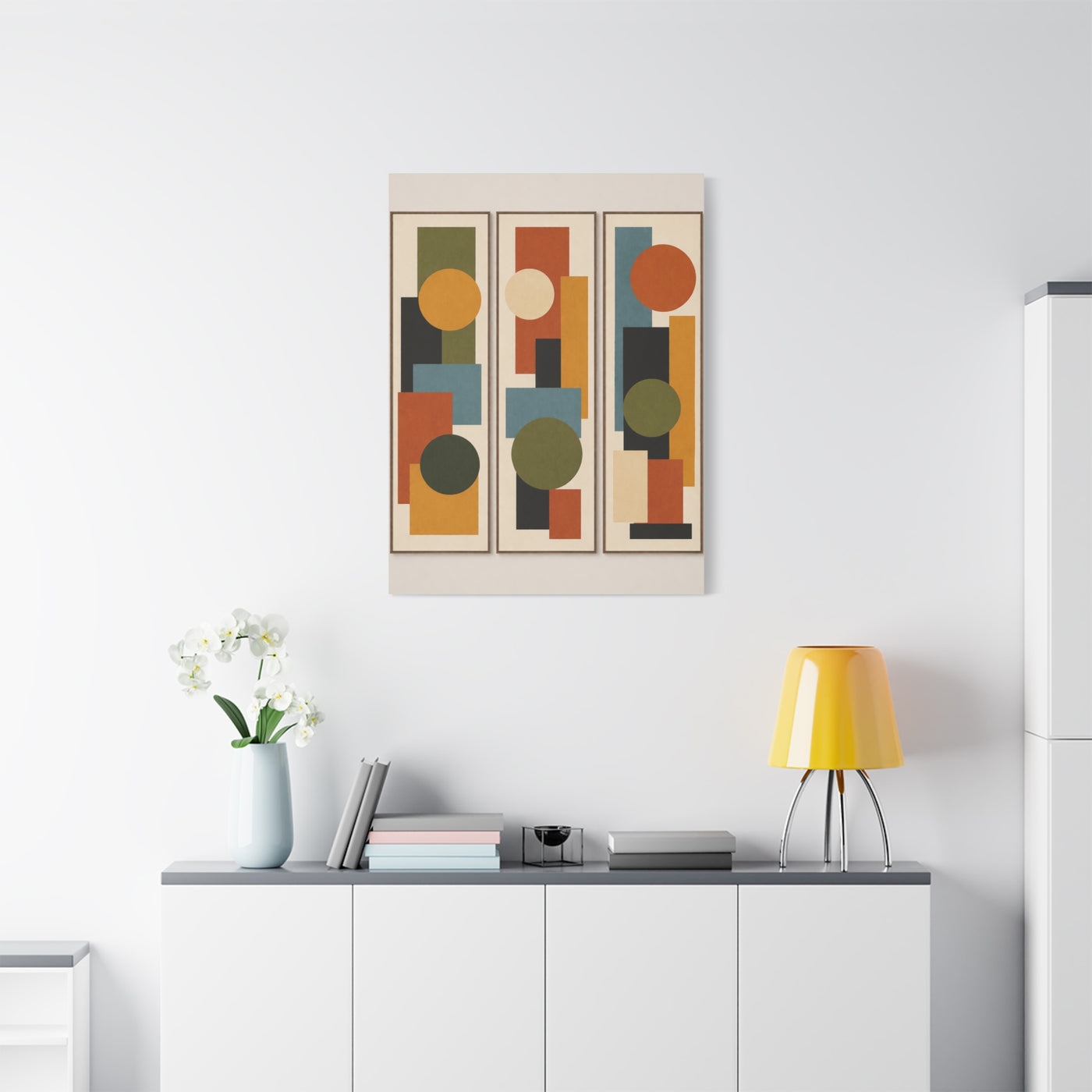 Fiery Burst Abstract Expressionist Wall Art & Canvas Print