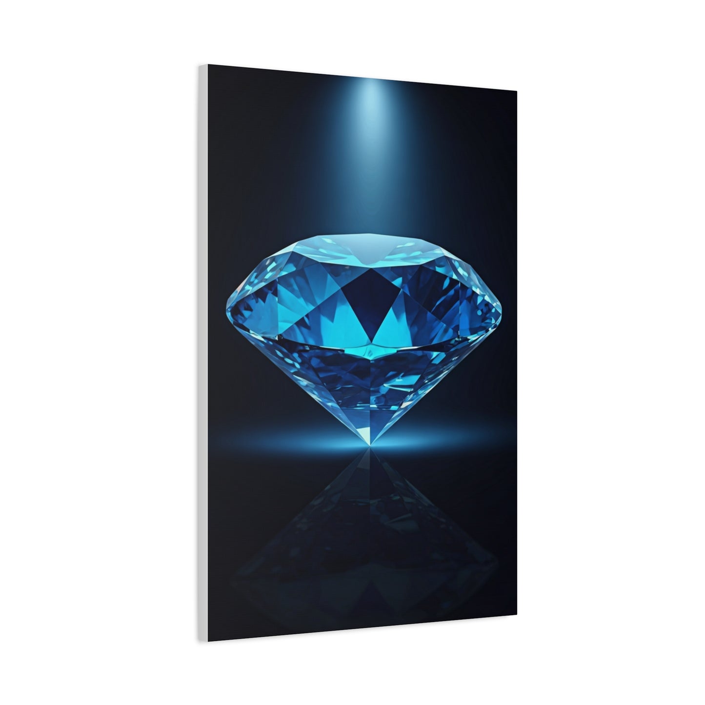 Blue Diamond Reflection Wall Art & Canvas Prints
