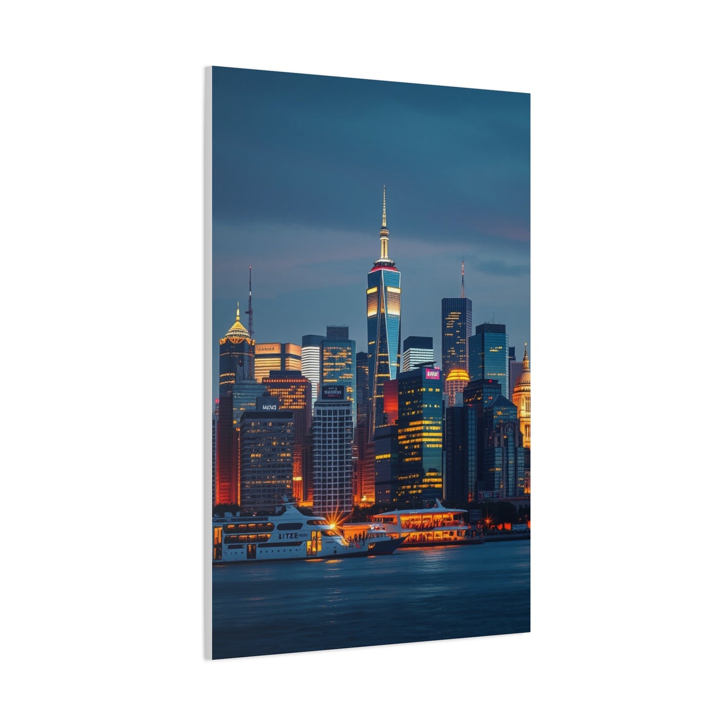 Supreme City Skylines Art Beautiful Collection Wall Art & Canvas Print