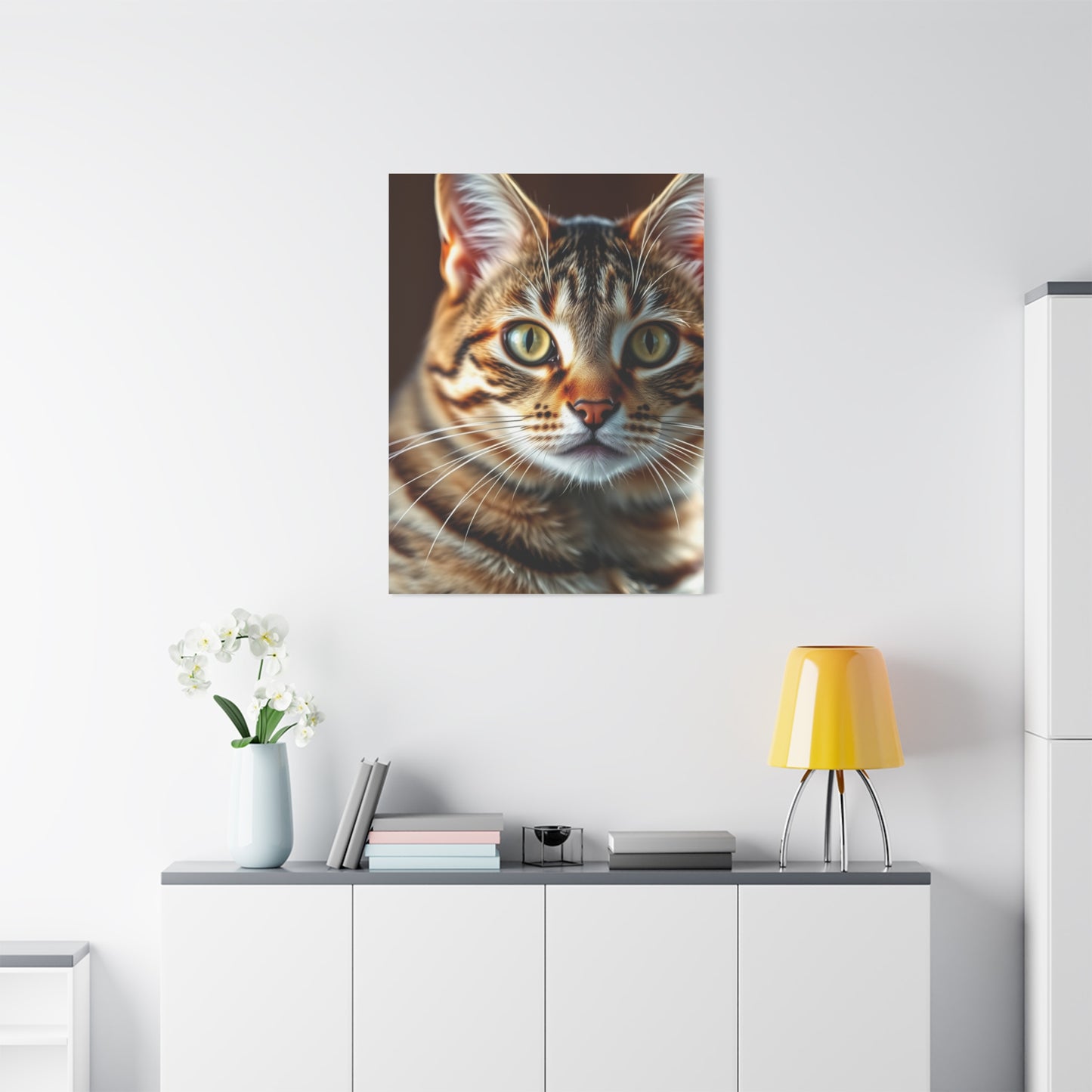 Vision Tabby Cat Art Art Wall Art & Canvas Print