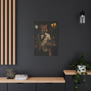 Fox Cocktail Waiter Speakeasy Wall Art & Canvas Print