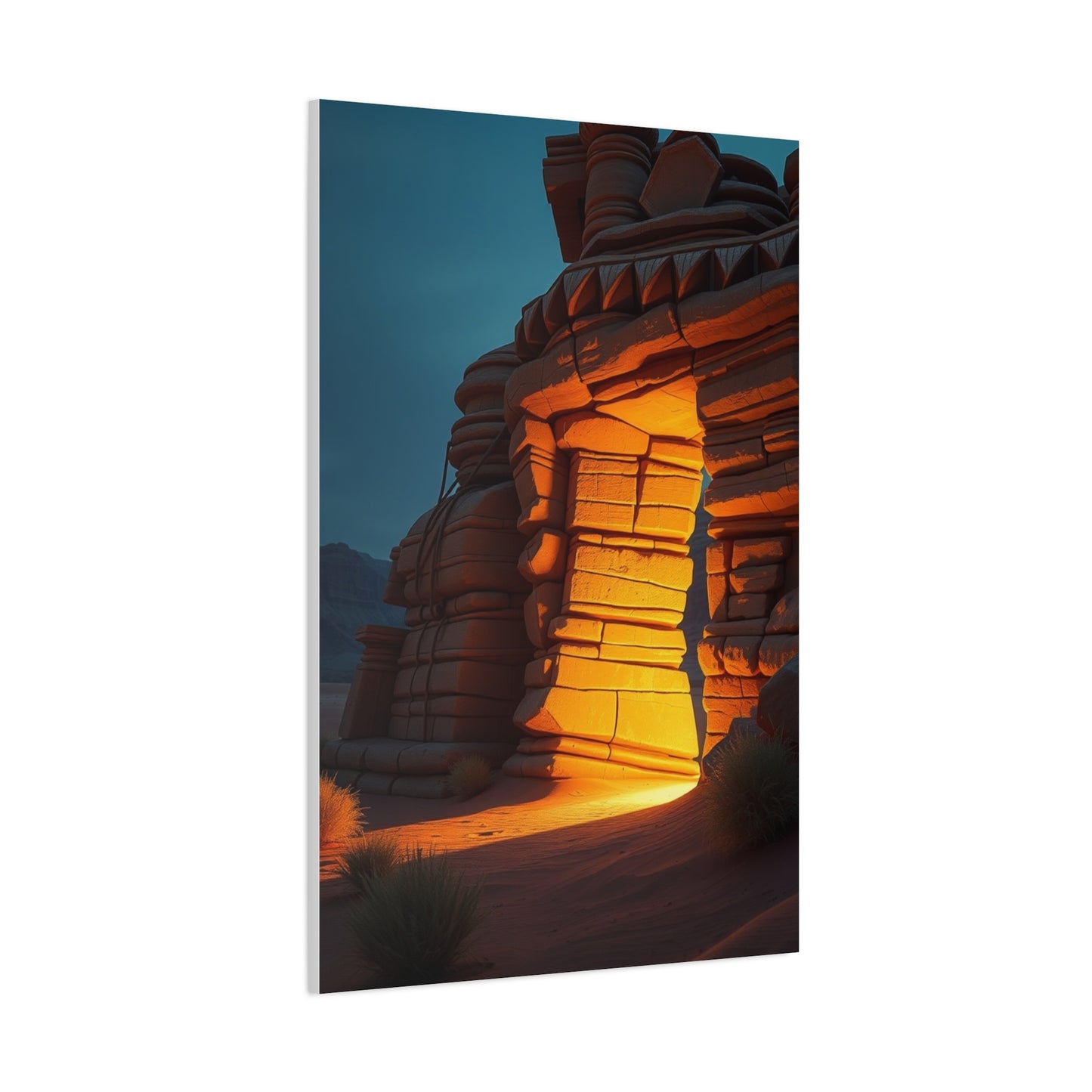Golden Zenith Artwork Wall Art & Canvas Print
