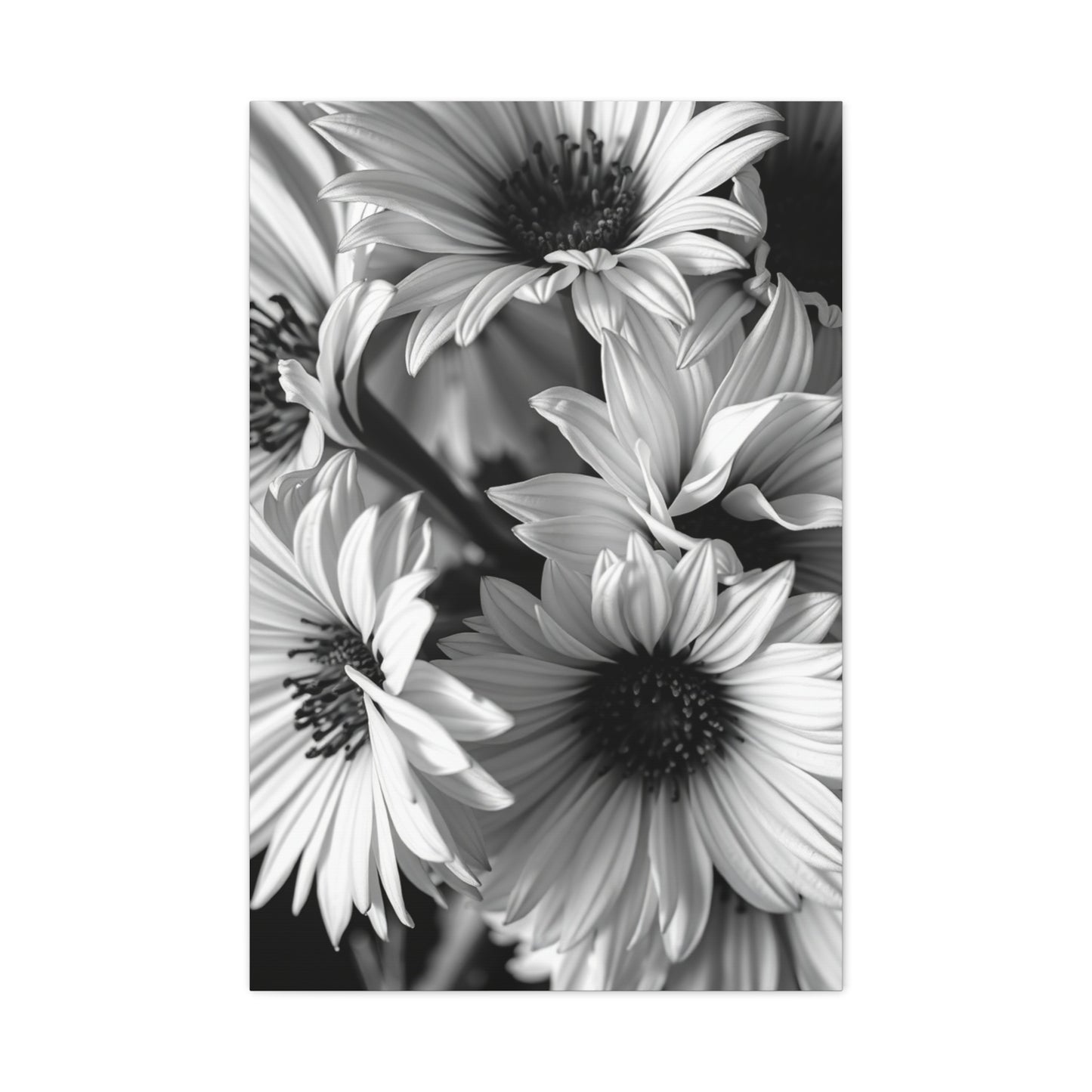 Silhouette Flora Masterpiece Wall Art & Canvas Print