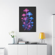 Neon Fungi Luminescence Wall Art & Canvas Print