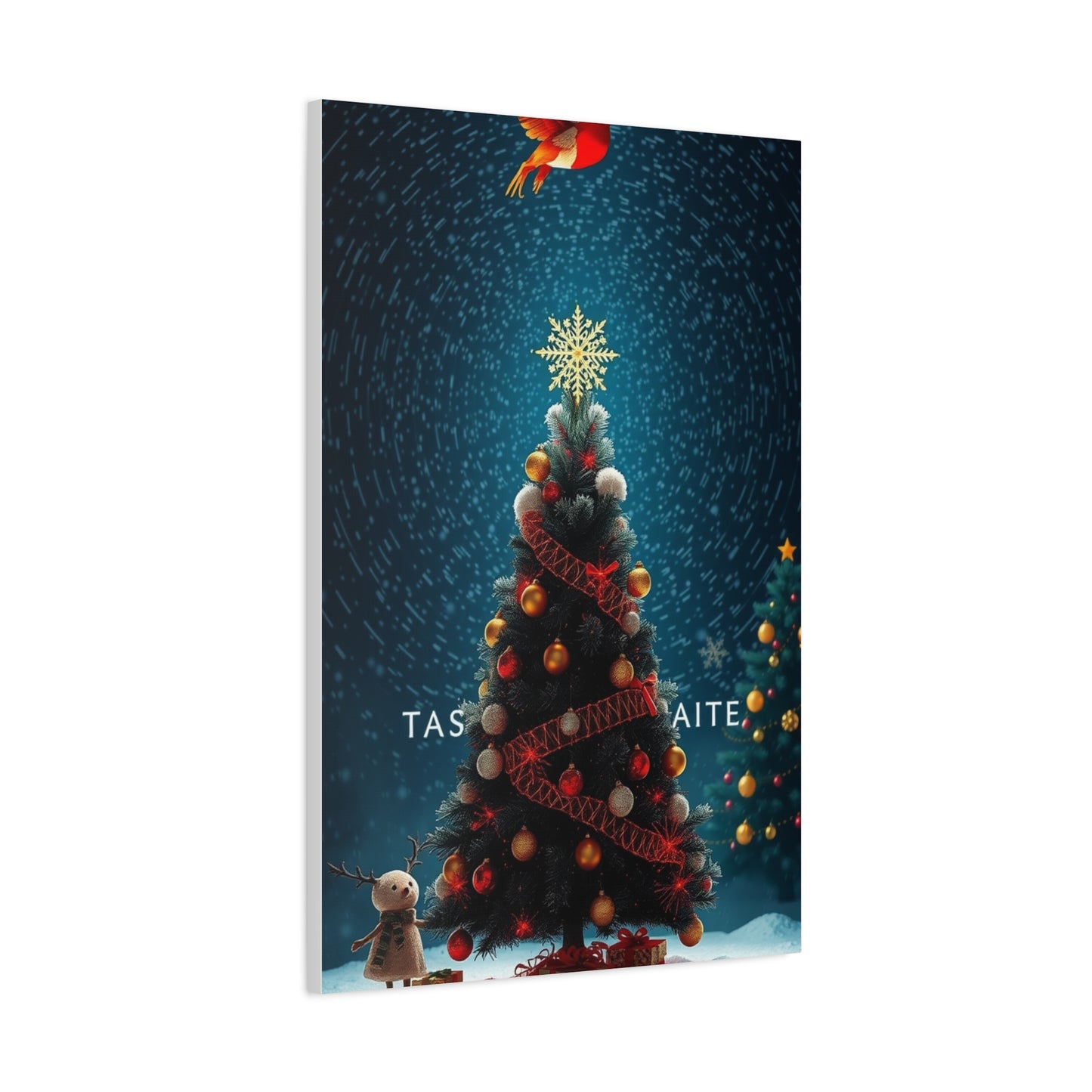 Black Christmas Art Supreme Canvas Wall Art & Canvas Print