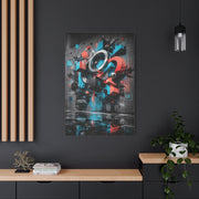 Phygital Abstract Graffiti Composition Street Wall Art & Canvas Print